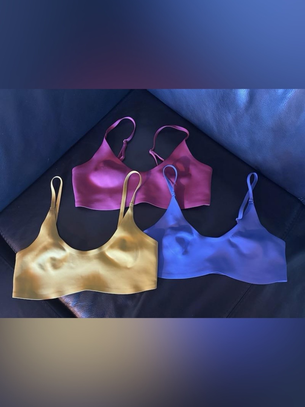 FREE PEOPLE SET OF 3 BRAS 
SIZE MEDIUM
Washed and never worn - Picture 2 of 5